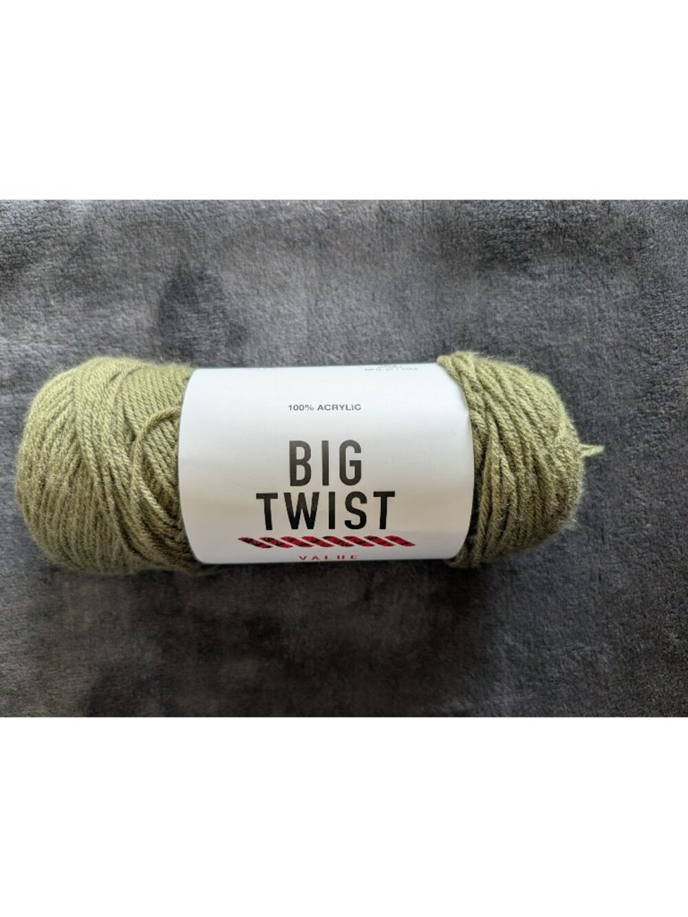 Big Twist‎ Value Acrylic Yarn - Olive Drab